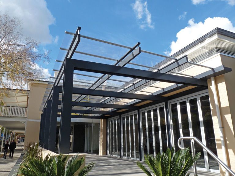 Polycarbonate roofing sheet - SUNGLAZE™ - PALRAM - Videos | House canopy  design, Gazebo roof, House canopy