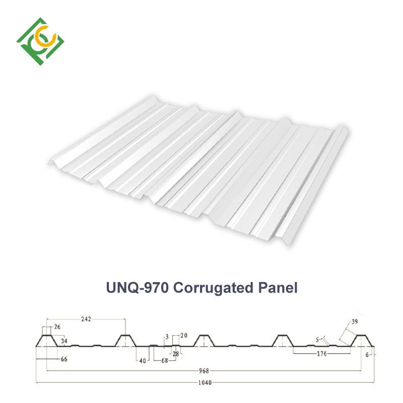 1(Main picture)UNQ-970 Polycarbonate Corrugated Panel 1(Main picture)UNQ-970 Polycarbonate Corrugated Panel
