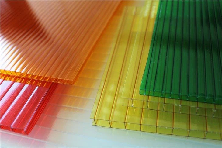 China Custom 6mm Bronze Twin Wall Polycarbonate Sheet