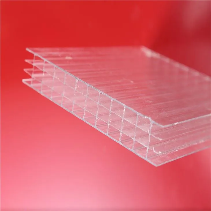 10mm 100% Polycarbonate Skylight Panels Multiwall Polycarbonate Honeycomb Sheet Roofing Systems