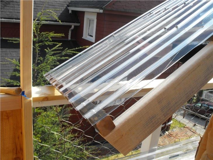 Bronzed Corrugated Foamed Polycarbonate 12 ft