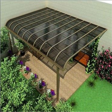 High Load Weight Polycarbonate Patio Canopy