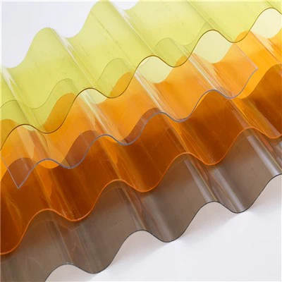 Corrugated Polycarbonate Skylight Roofing Sheets
