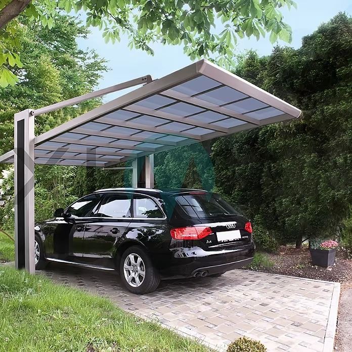 Hot Selling Polycarbonate Carport UV Protection Cover For Parking